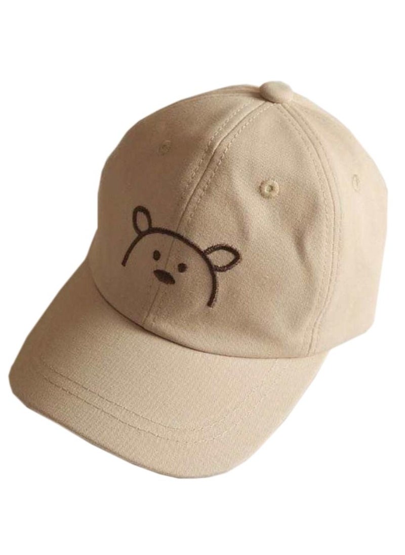The Girl Cap TGC Kids Baseball Cap - Sun UV Protection Lightweight Adjustable - Summer Beach Teddy Cute Sport Cap  - Image 1