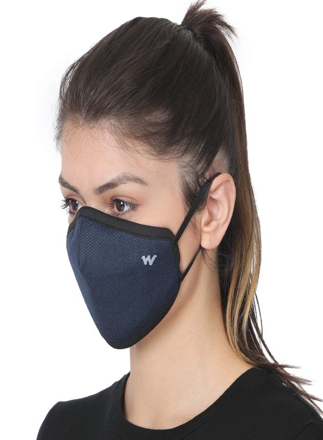 Wildcraft SUPERMASK W95+ Reusable Outdoor Respirator 3P : POINTEL : BLU_POSDN : S - Image 5