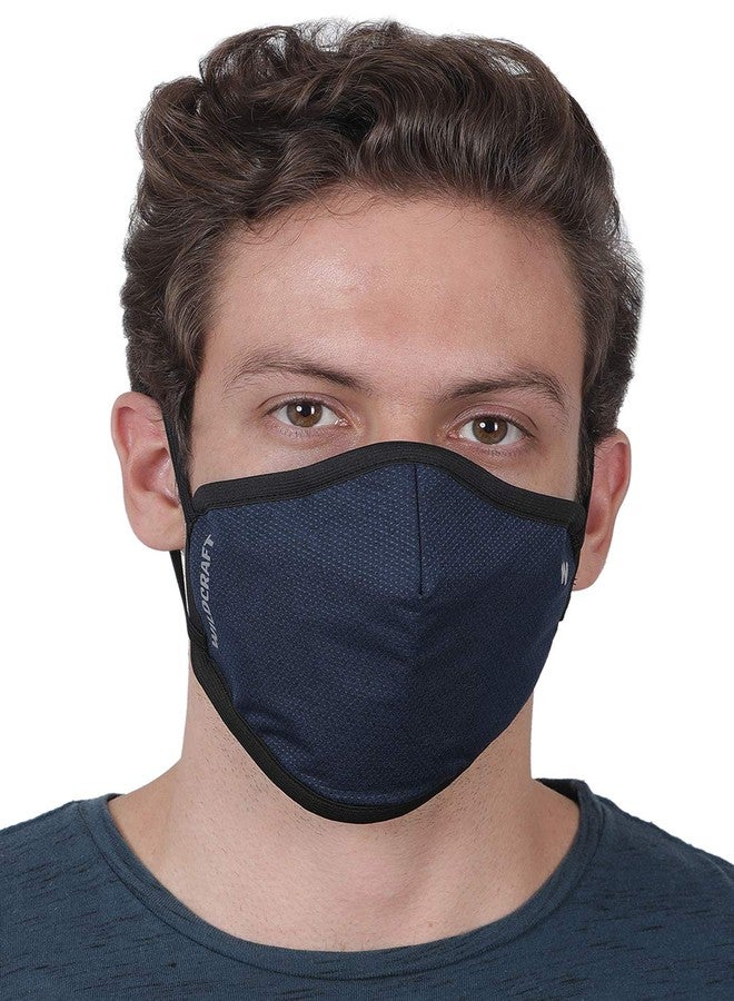 Wildcraft SUPERMASK W95+ Reusable Outdoor Respirator 3P : POINTEL : BLU_POSDN : S - Image 2