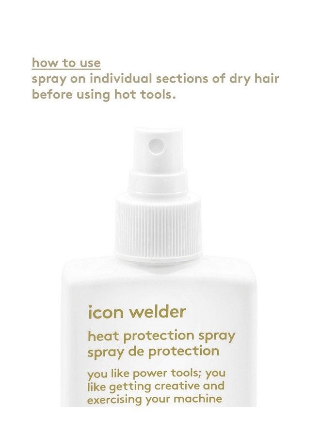 EVO - Icon Welder Heat Protection Spray Leavein Heat Protectant Provides Style Support & Adds Shine 200Ml / 6.8Fl.Oz - Image 1