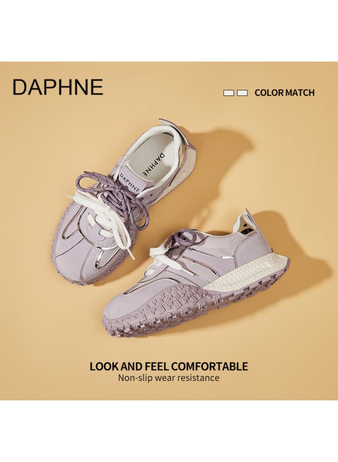 Daphne Purple Dexun Women's Shoes, New Summer Fashion Versatile Casual Shoes, Breathable Sneakers - Image 3