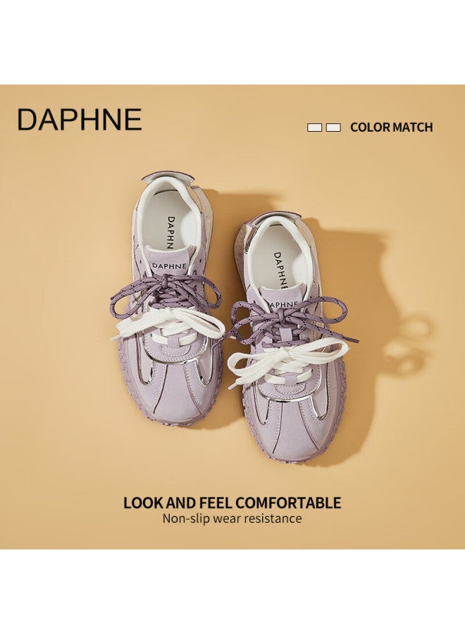 Daphne Purple Dexun Women's Shoes, New Summer Fashion Versatile Casual Shoes, Breathable Sneakers - Image 2