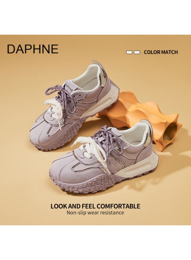 Daphne Purple Dexun Women's Shoes, New Summer Fashion Versatile Casual Shoes, Breathable Sneakers - Image 5