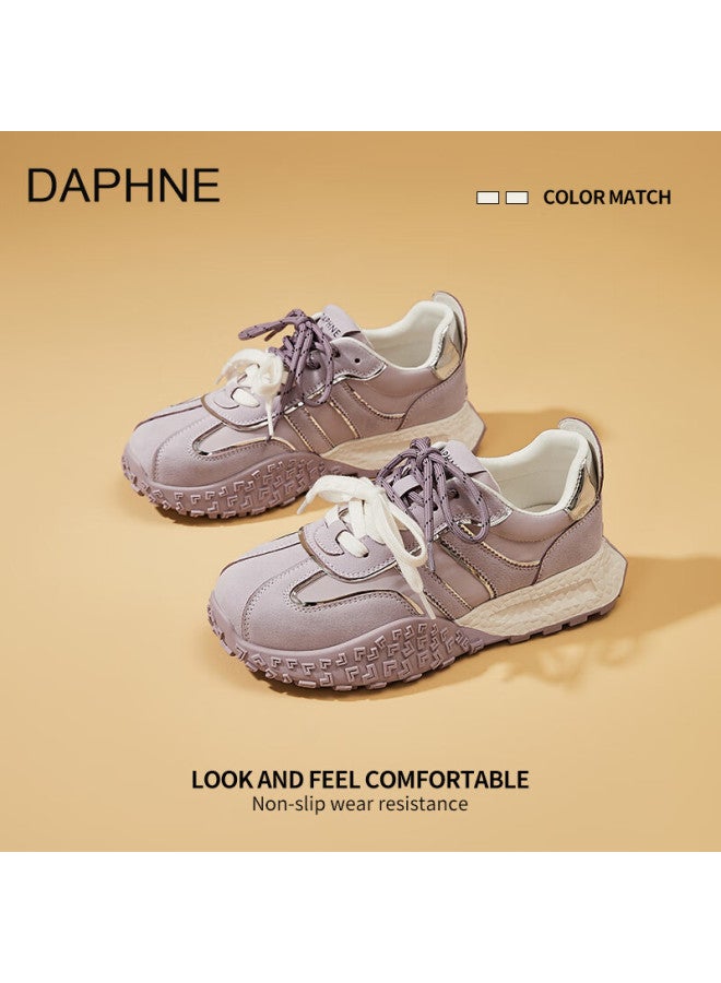 Daphne Purple Dexun Women's Shoes, New Summer Fashion Versatile Casual Shoes, Breathable Sneakers - Image 4