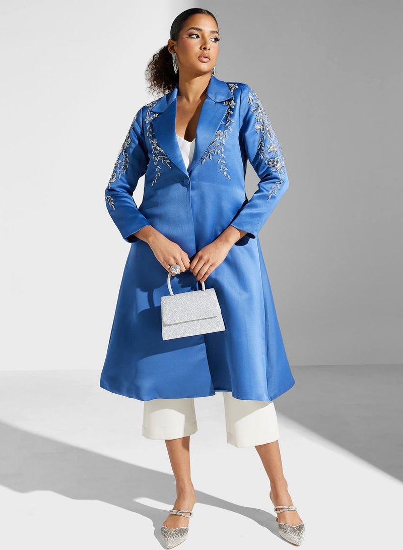 Montania Balloon Sleeve Embellished Jacket  - Image 1