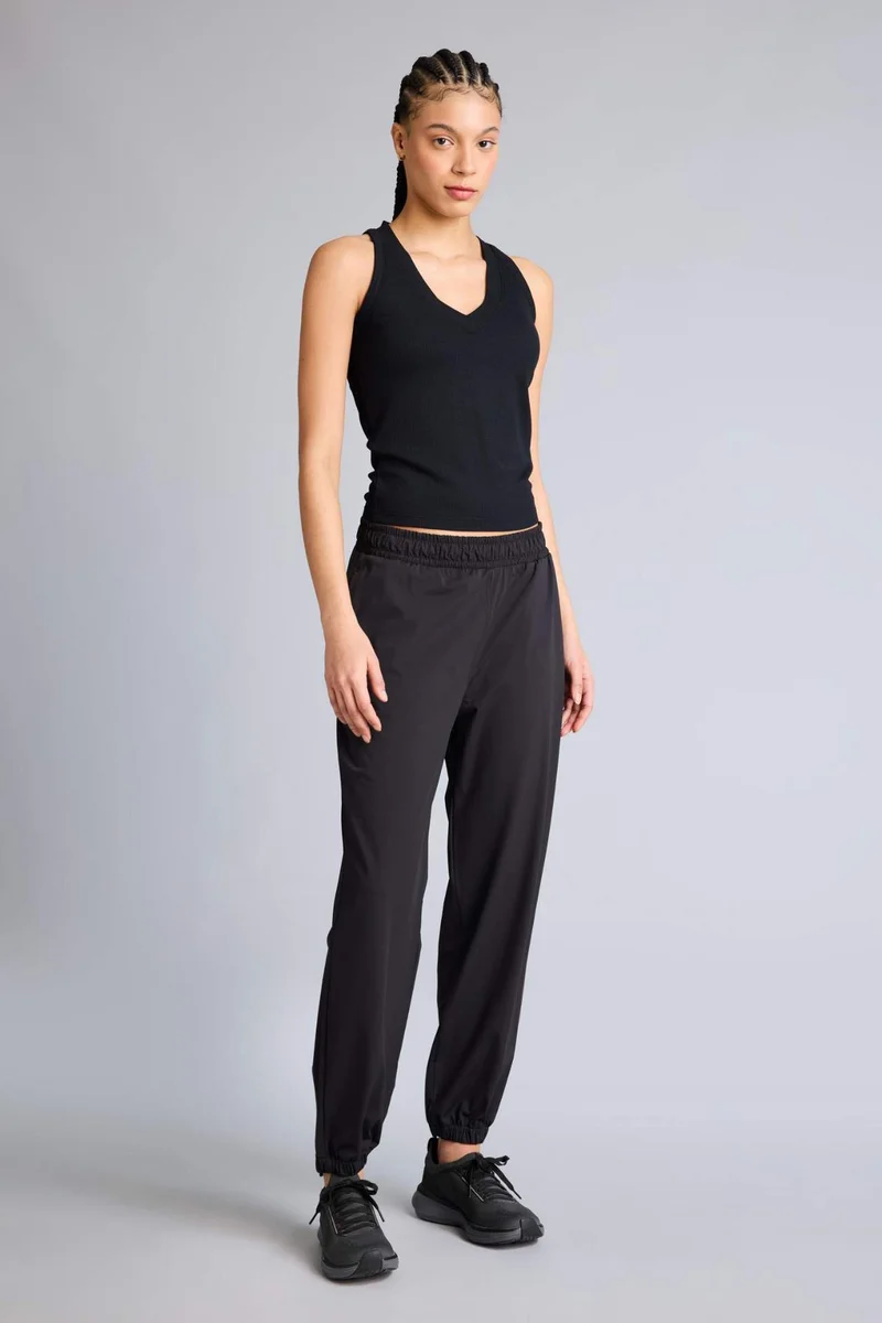 ديفاكتو Standard Fit Zippered Jogger Leg Sports Sweatpants