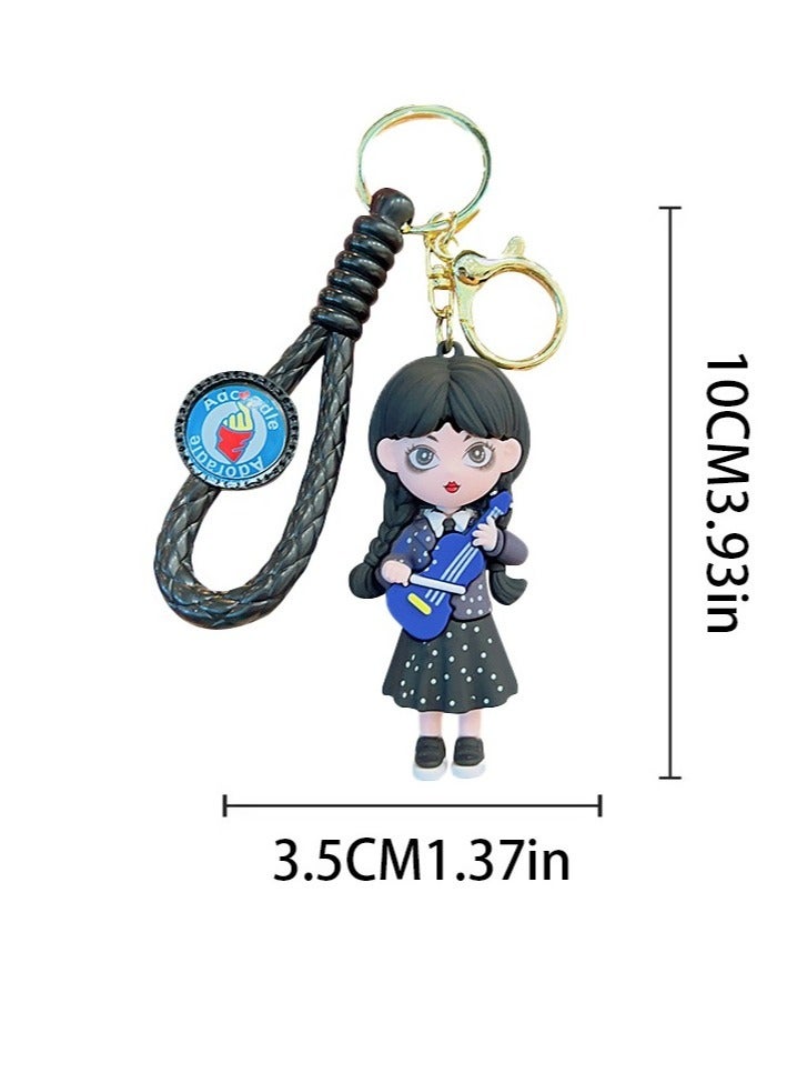 Cute Doll Keychain Backpack and Car Keyring Charms - Image 5