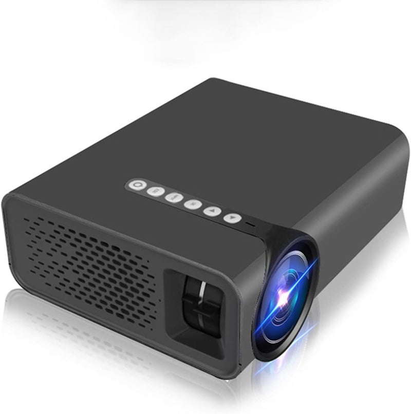 cheekyglo Portable Home 1080p Projector,HD 5G WiFi Wireless Mobile Phone Same Screen Projector Led Micro Projector - Image 1