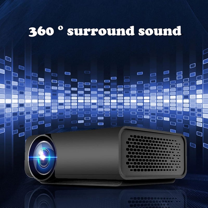 cheekyglo Portable Home 1080p Projector,HD 5G WiFi Wireless Mobile Phone Same Screen Projector Led Micro Projector - Image 5