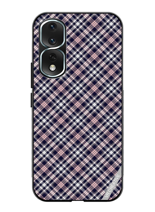 VR CREATIVE Protective Case Cover For Honor 80 Pro Checkered Design Multicolour - Image 1