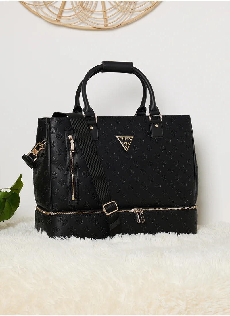 GUESS Wilder Zip Bottom Shopper Tote Bag