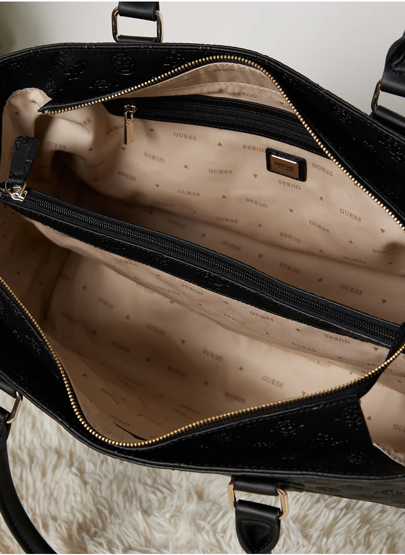 GUESS Wilder Zip Bottom Shopper Tote Bag