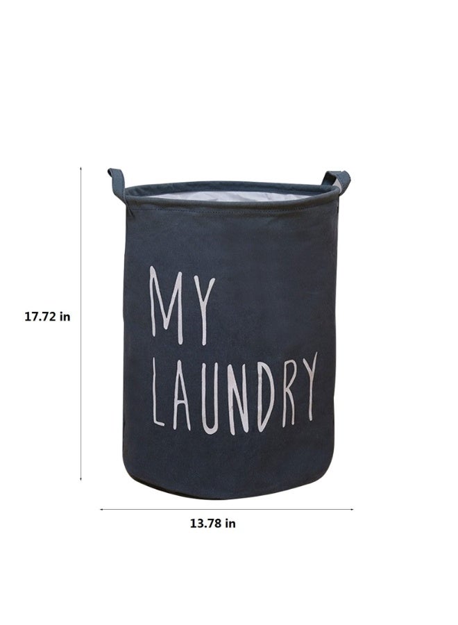 Handle Foldable Laundry Hamper with Drawstring Large Capacity Drawstring Clothes Hamper Storage Bag Laundry Baskets with Drawstring Closure for Home, Bathroom, Laundry, Dormitory - Image 2