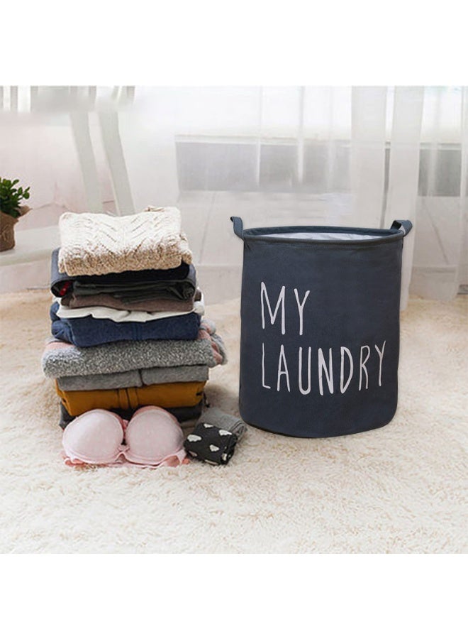 Handle Foldable Laundry Hamper with Drawstring Large Capacity Drawstring Clothes Hamper Storage Bag Laundry Baskets with Drawstring Closure for Home, Bathroom, Laundry, Dormitory - Image 1
