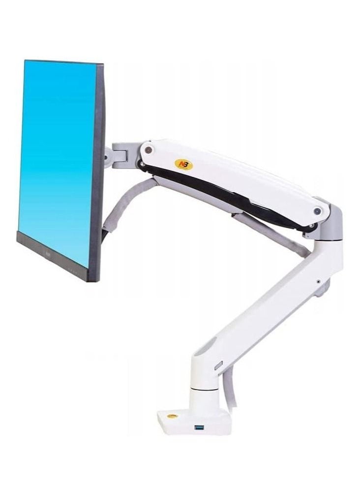 Generic - N B Monitor Desk Mount With Articulating Gas Spring Monitor Arm For 22 35 Inch Curved Computer Monitors Height Adjustable Monitor Stand F100A B - Image 1