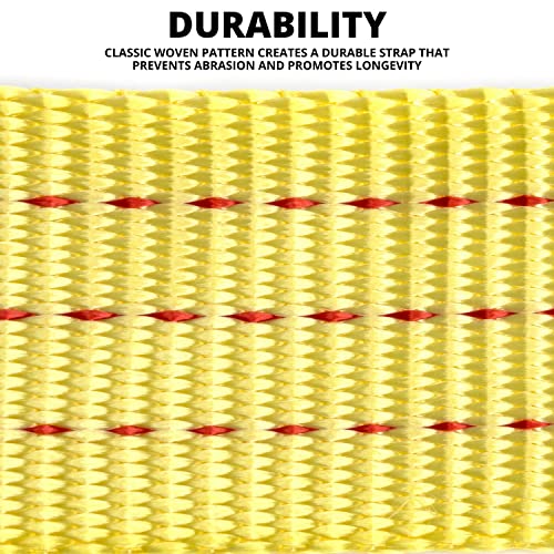 NEIKO 51005A Heavy-Duty Tow Strap with Hooks, 2 Inches by 20 Feet, Woven Polyester Webbing, and 10,000-Pound Capacity, HD Truck Recovery Strap and ATV Tow Strap, Tow Rope for Vehicles - Image 4