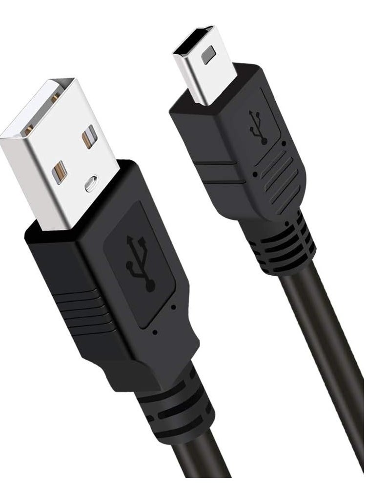 YOKA PS3 Charger Cable, 0.8m PS3 Controller Charging Cord,Mini USB Cable for Playstation 3 Controller,DualShock 3 SIXAXIS,PS3 Slim Data Mini-B Charger Wire PS 3 Move,TI84 Plus CE,PS3 Charging Cables  - Image 1