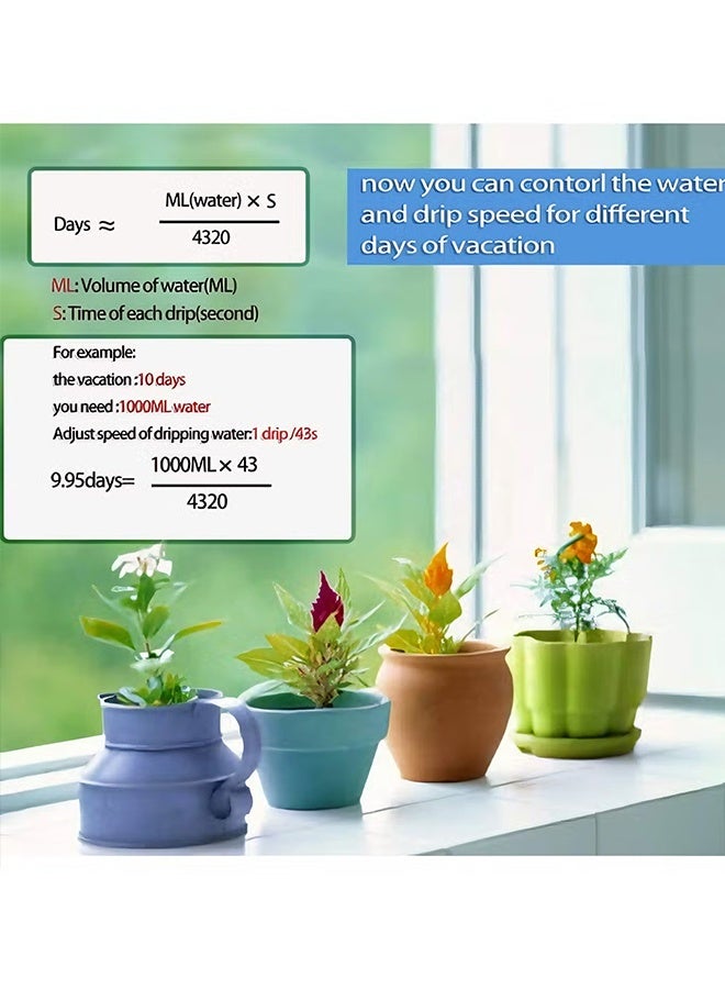 Happy D 20 Pack Self Watering Spikes for Plant,  Outdoor Automatic Plants Waterer, Insert Devices with Adjustable Valve Switch for Garden Water Planter System Indoor & Outdoor - Image 4