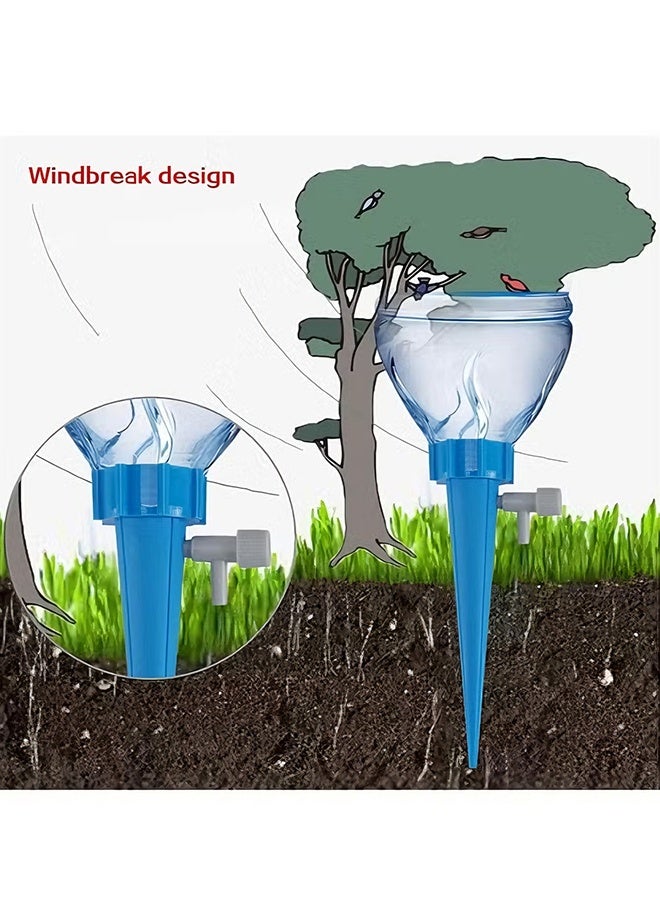 Happy D 20 Pack Self Watering Spikes for Plant,  Outdoor Automatic Plants Waterer, Insert Devices with Adjustable Valve Switch for Garden Water Planter System Indoor & Outdoor - Image 3