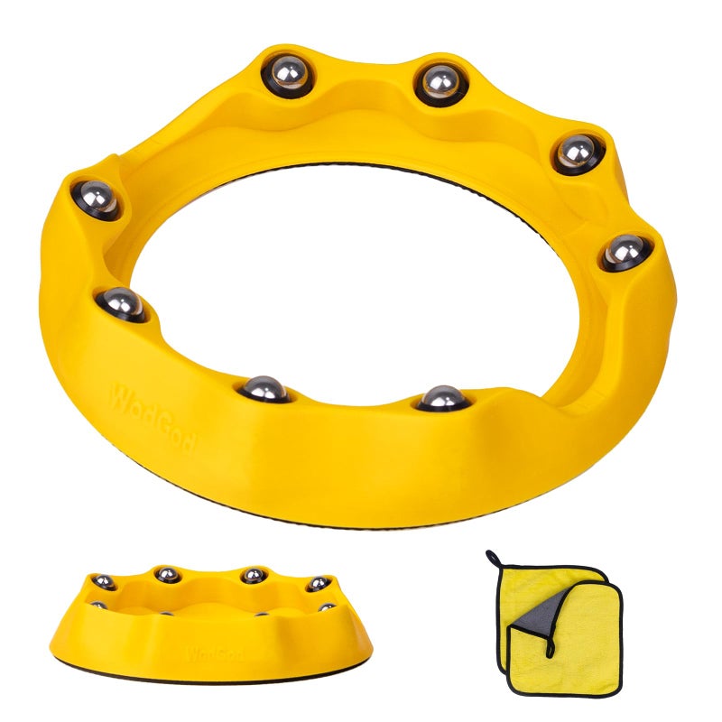 WodGod Bowling Ball Spinner Rotating Bowling Ball Cup Holder Bottom AntiSkid PadSuitable for All Ball TypesDurable Easy to Use - Image 2
