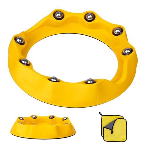 WodGod Bowling Ball Spinner Rotating Bowling Ball Cup Holder Bottom AntiSkid PadSuitable for All Ball TypesDurable Easy to Use - Image 1