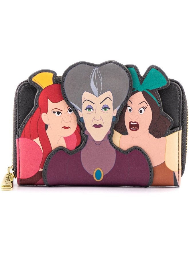 Loungefly Disney Villains Scene Evil Stepmother And Stepsisters Faux Leather Wallet - Image 1