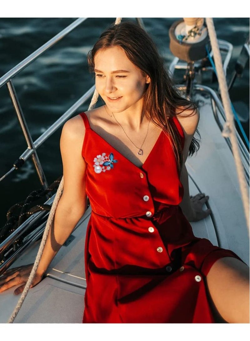 Excefore Brooches for Women with Bead, Flower, Rhinestone Brooches Pins Elegant Jewelry Blossom Fashionable Gifts Ladies Bouquet Brooches Pin for Birthday, Party, New Year, Wedding - Image 5