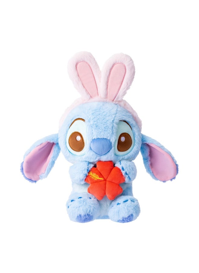 Miniso - Lilo & Stitch Collection 11in. Costume-Changing Bunny Plush Toy (Stitch) - Image 1