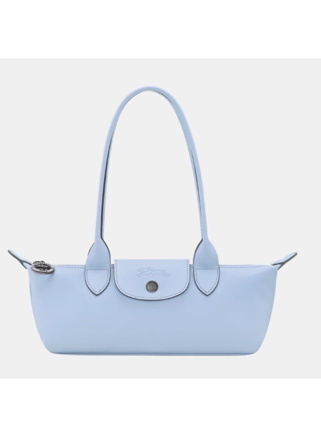 Longchamp Minimalist Dumpling Shoulder Bag, Soft Sky Blue - Image 1