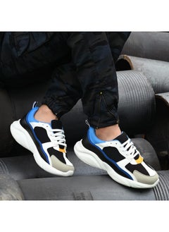 CRUISER Cruiser Dynamo Chunky Sneakers for Men | Stylish Mesh Design | Lightweight & Comfortable |Casual Outfits for Boys | Durable Footwear 7 UK (2516-8) Blue  - Image 2