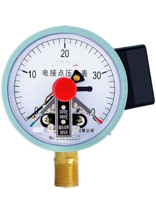 YXC 100 Magnetic Assist Electric Contact Pressure Gauge 0 40 MPa 220V 380V 30VA - Image 2
