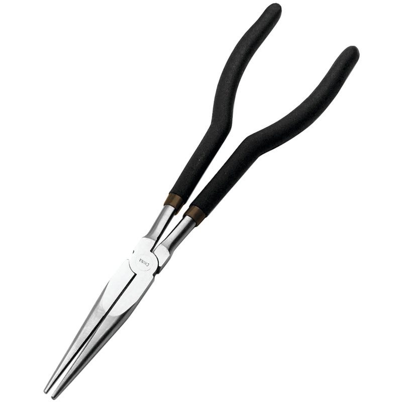 Performance Tool W1044 11Inch Long Reach Long Nose Pliers Black