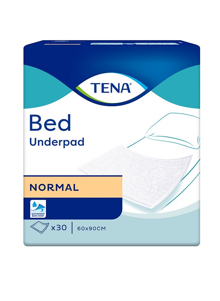 TENA Bed Underpad Normal 60x90cm - 30 Pieces - Image 1