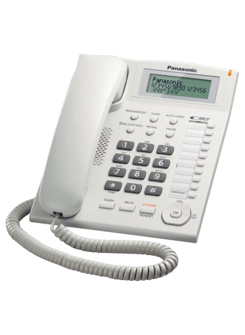 Panasonic KX-TS880FXW Corded Telephone – White - Image 4