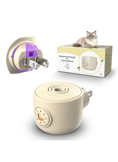 Cat Calming Diffuser PlugIn, Pheremones Calming Diffuser For Cats And Dog Multicat Diffuser Starter Kit Compatible With Cat Calming Spray, Only Diffuser Head