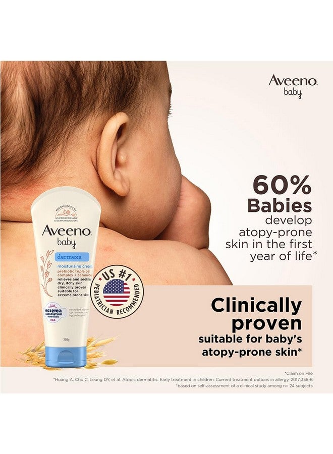 Aveeno Baby Dermexa Moisturising Cream 206G - Image 3