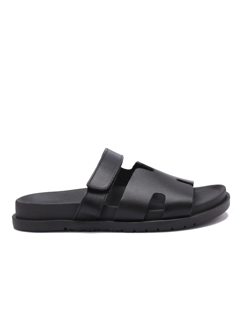 شبشب رجالي أنيق بتصميم عصري ومريح – جلد طبيعي ونعل طبي مقاوم للانزلاق متوفر بمختلف المقاسات و الالوان - Image 4