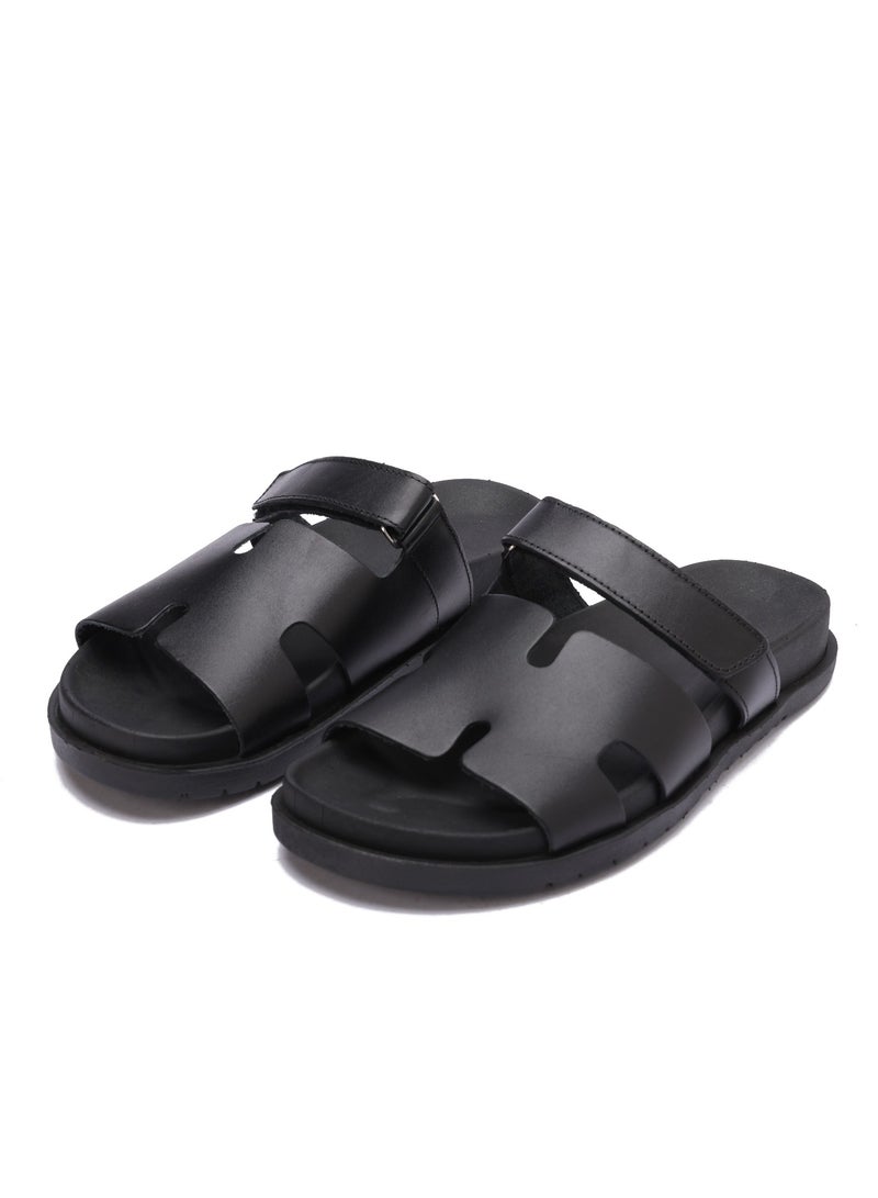 شبشب رجالي أنيق بتصميم عصري ومريح – جلد طبيعي ونعل طبي مقاوم للانزلاق متوفر بمختلف المقاسات و الالوان - Image 2