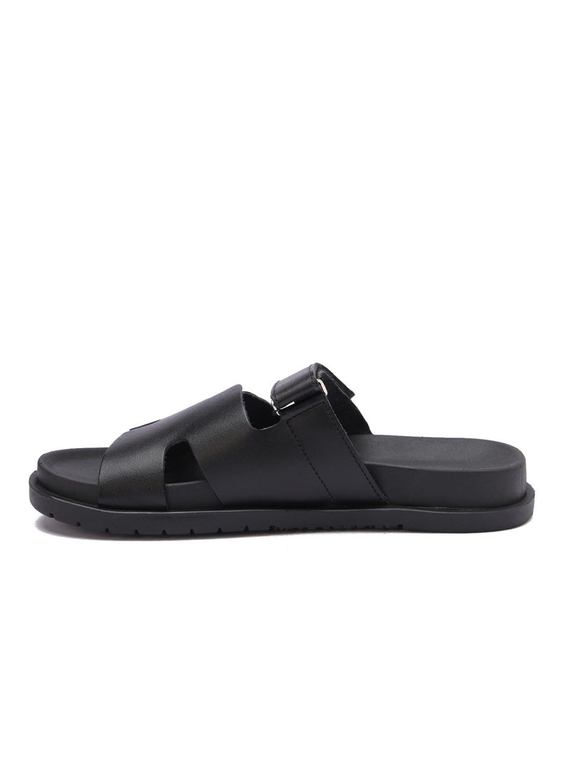 شبشب رجالي أنيق بتصميم عصري ومريح – جلد طبيعي ونعل طبي مقاوم للانزلاق متوفر بمختلف المقاسات و الالوان - Image 5