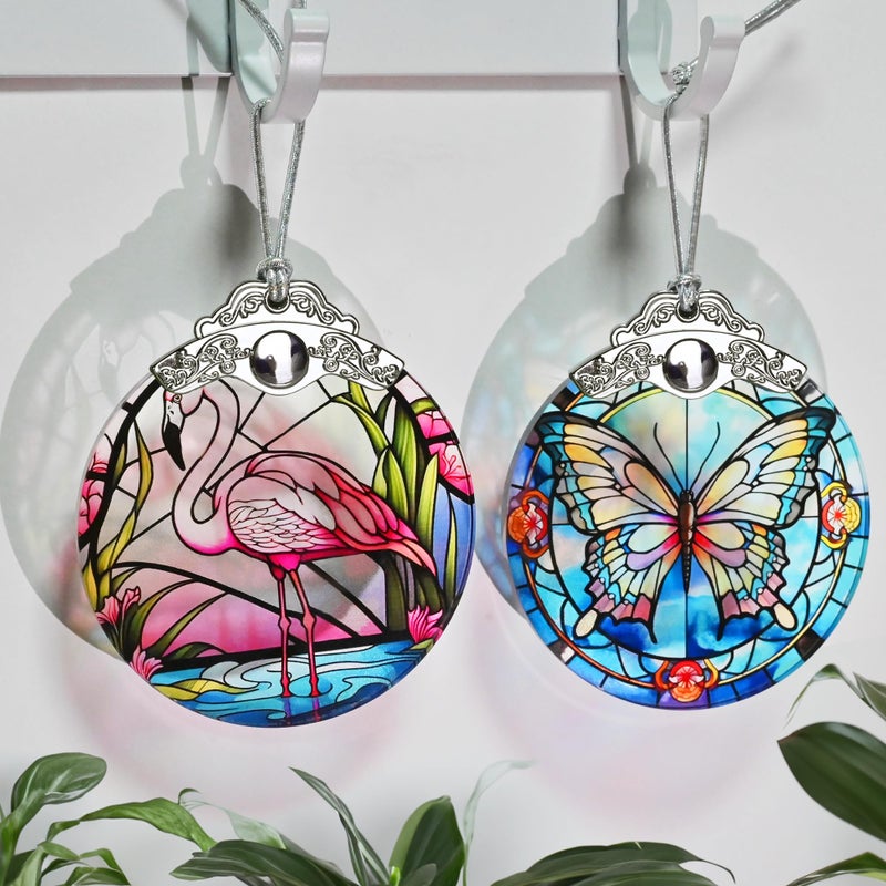 Jocidea Glass Flamingo Christmas Ornament Decorations and Xmas Homes Ideas - Image 4