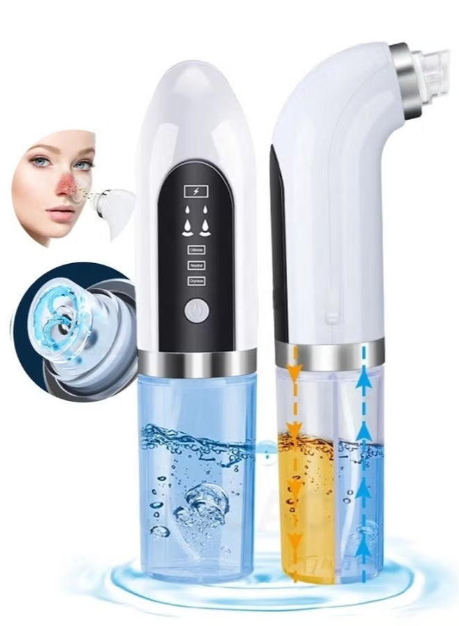 Blackhead Remover Vacuum Pore Cleaner Face Electric Blackhead Extractor Tool with 6 Replacement Probes USB Rechargeable - Image 1