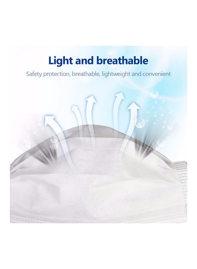 NIBEMINENT 50-Piece 3-Layer Disposable Face Mask - Image 3