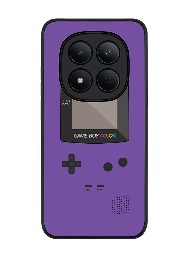 For Xiaomi Redmi Note 15 Pro 5G Case,Slim fit Camera Protection, Shockproof Thin Phone cover  - Gameboy Color - Purple