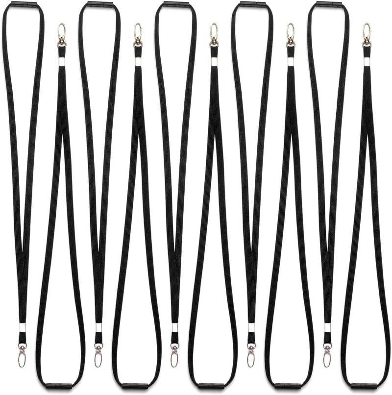 CKB Ltd Breakaway Lanyard Neck Strap Anti-Choking – Swivel Trigger Clip in Tubular Metal 10 mm Lanyards for Badge Holder - Image 5