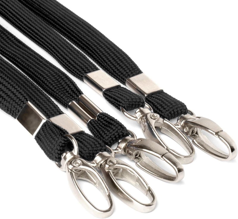 CKB Ltd Breakaway Lanyard Neck Strap Anti-Choking – Swivel Trigger Clip in Tubular Metal 10 mm Lanyards for Badge Holder - Image 2
