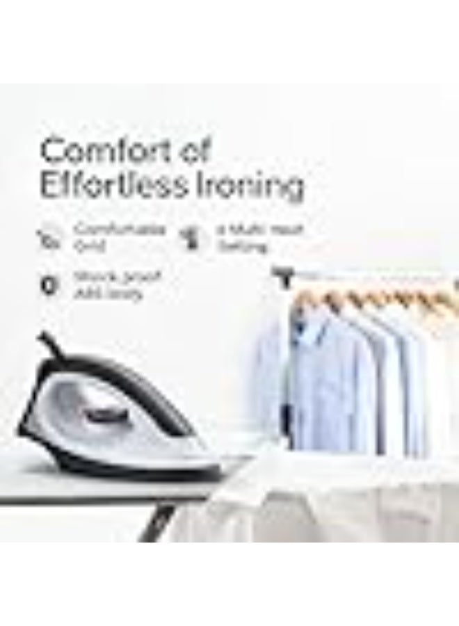 لونج واي Longway Super Dlx Mixer Grinder with Kwid 1100W Dry Iron | Up to 700 Watt Powerful Motor | 3 Jars for Grinding, Mixing, Juicing | 2 Year Warranty (Black & Gray, Combo Offer) - Image 4