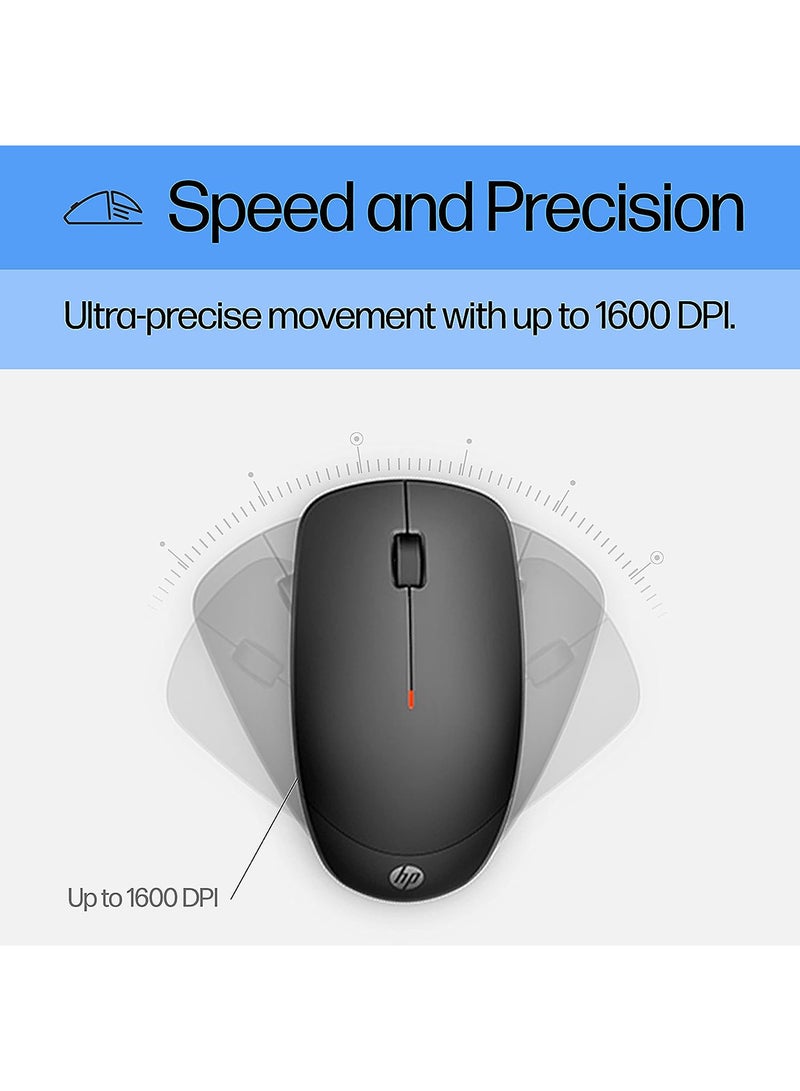 HP 230 Wireless Keyboard and Mouse Combo Set, 1600 Dpi, English, 18H24AA Black - Image 5