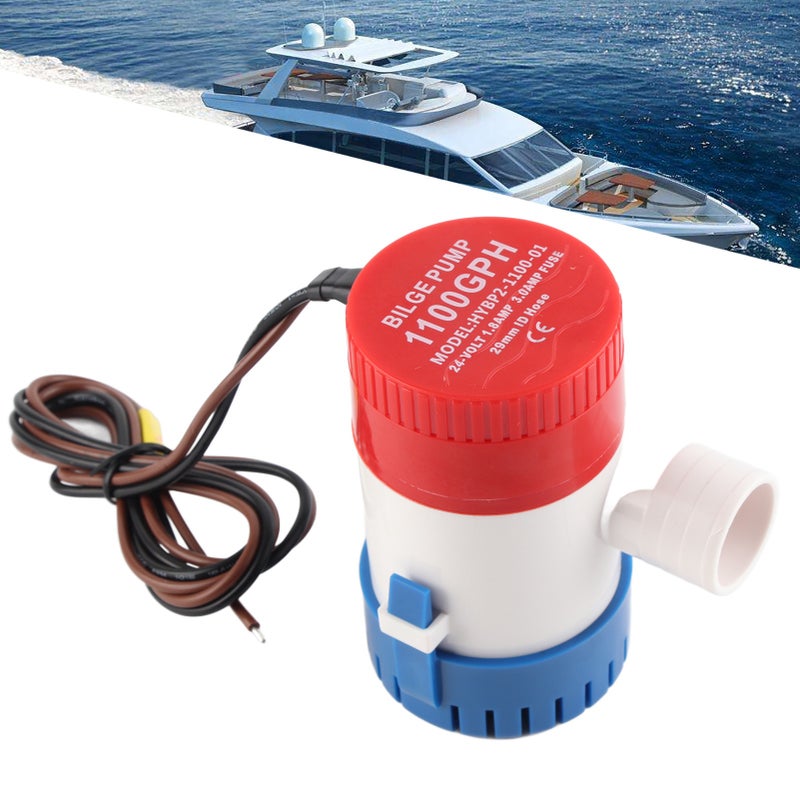1100GPH DC Submersible Bilge Pump Marine Boat Accessory G1100‑01 - Image 5