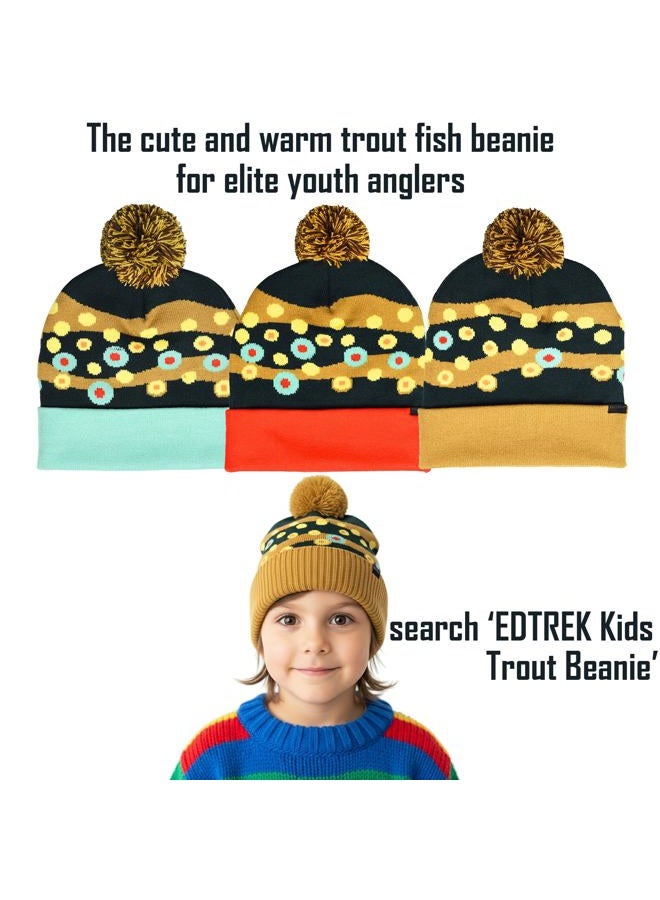 EDTREK Elite Youth Performance Mesh Hat - Boys Cap for Kids, Boys Girls Hunting Hat and Fishing Hat, Black - Green, One Size - Image 4