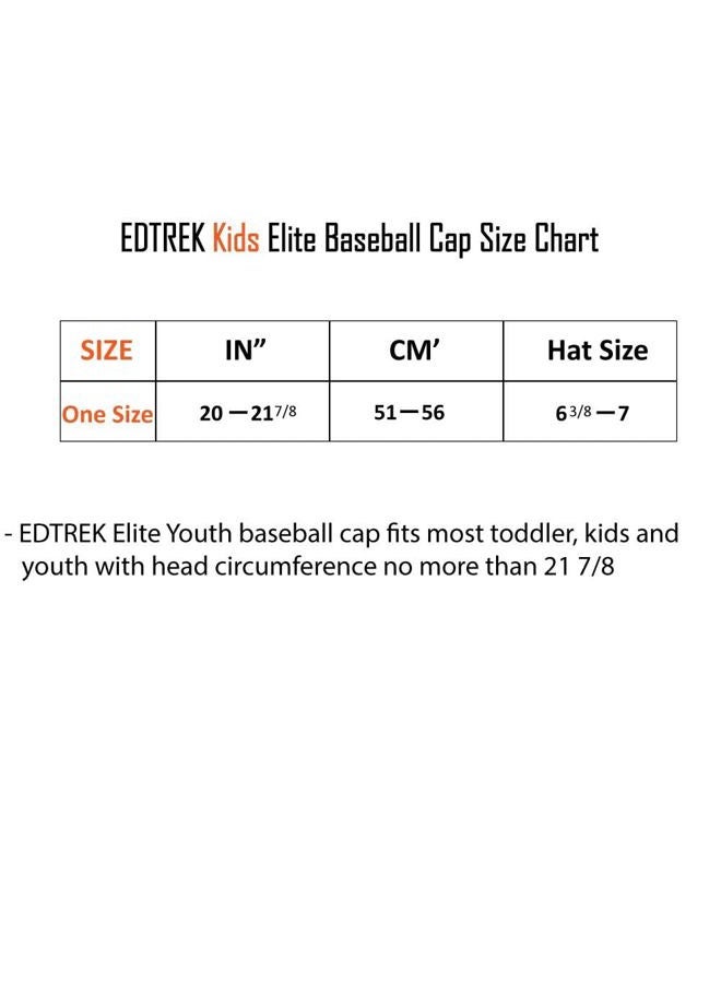 EDTREK Elite Youth Performance Mesh Hat - Boys Cap for Kids, Boys Girls Hunting Hat and Fishing Hat, Black - Green, One Size - Image 3